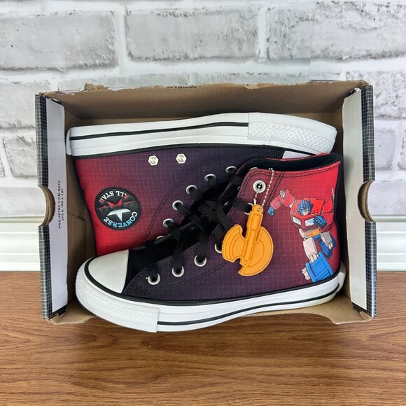 ⭐Converse Transformers Sz 8 Men Sneakers 40th Anniversary Autobots Shoes A11659C - Picture 10 of 11